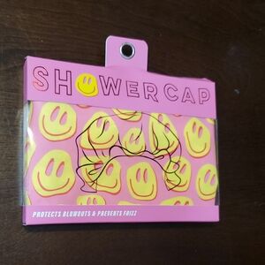 Pink Smiley Shower Cap Packaging
